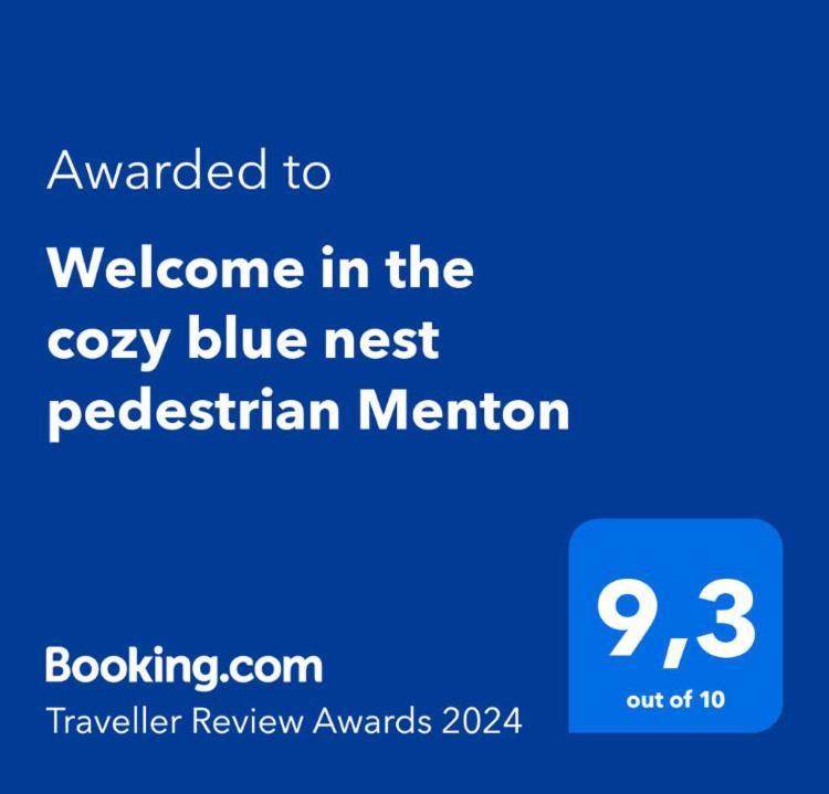 Welcome In The Cozy Blue Nest Pedestrian 芒通 外观 照片